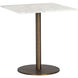 Enco White and Antique Gold Bistro Table